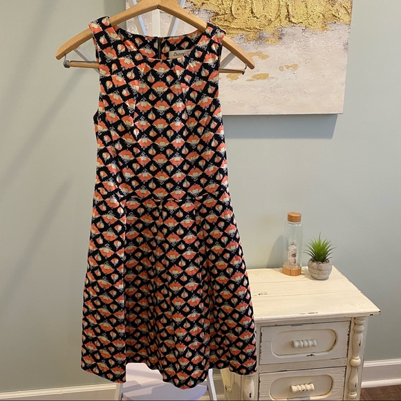 ModCloth Retro-Inspired Patterned Dress - Picture 2 of 9